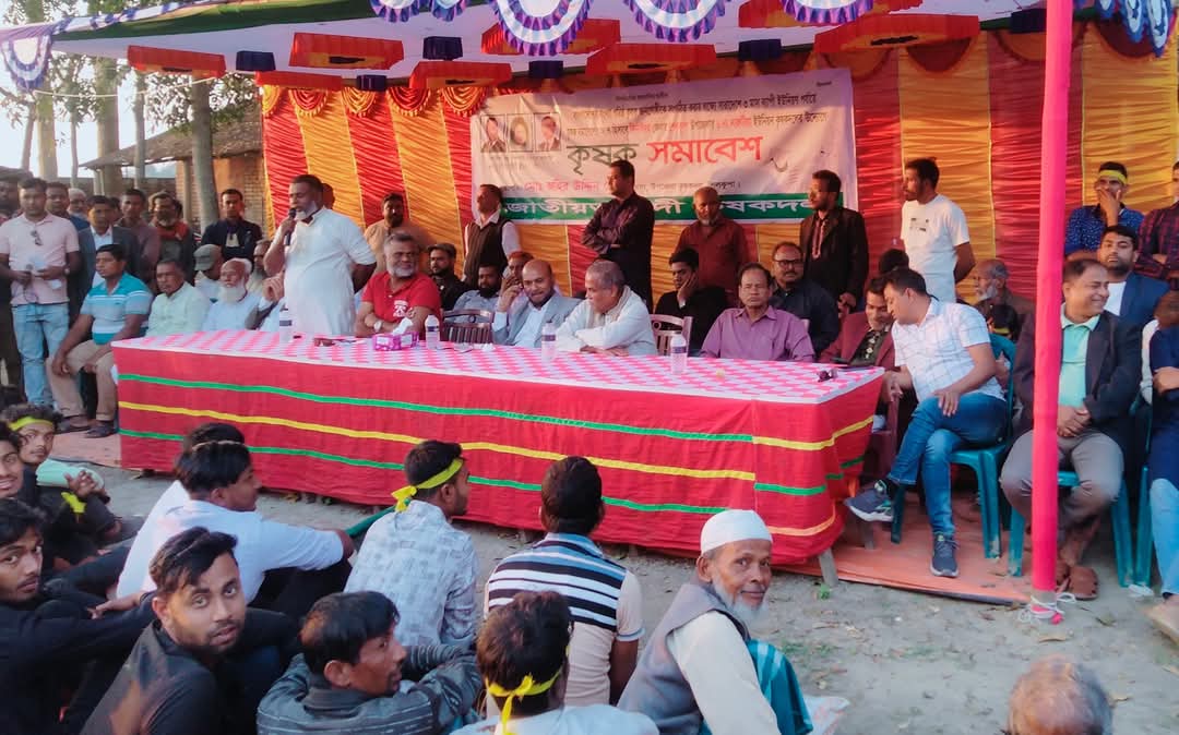 শৈলকুপায় সারুটিয়া ইউনিয়নে কৃষক সমাবেশ অনুষ্ঠিত