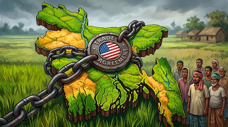 সোনার মাটিতে ভিনদেশি বিষ: বাণিজ্যচুক্তির আড়ালে দেশি কৃষিকে হত্যার আয়োজন!