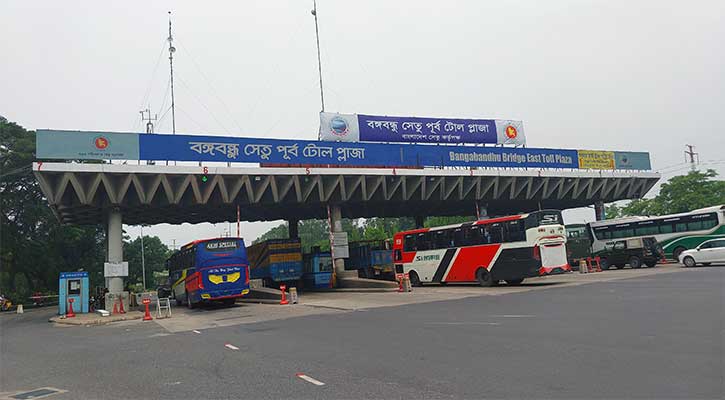 বঙ্গবন্ধু সেতুতে ৩ কোটি টাকার টোল আদায়