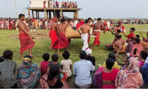 সুনামগঞ্জের পাগনার হাওরে দেড়শ বছরের ঐতিহ্যবাহী চড়ক পূজা অনুষ্ঠিত