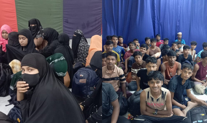 টেকনাফে মানব পাচার চক্রের আস্তানায় অভিযান, নারী-শিশুসহ ৮৪ জন উদ্ধার