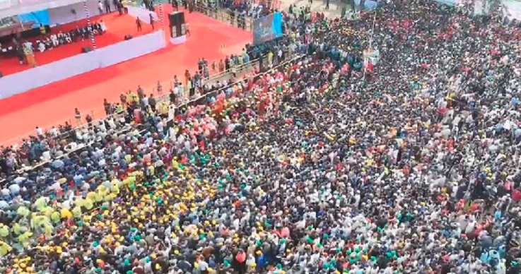 সিলেটে বিএনপির নির্বাচনি জনসভা শুরু, প্রধান অতিথি তারেক রহমান