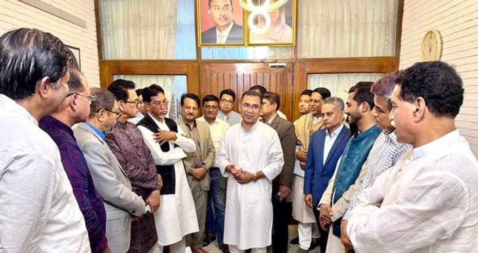 তারেক রহমান-এর সঙ্গে বিভিন্ন আসনে বিজয়ী প্রার্থীদের সৌজন্য সাক্ষাৎ