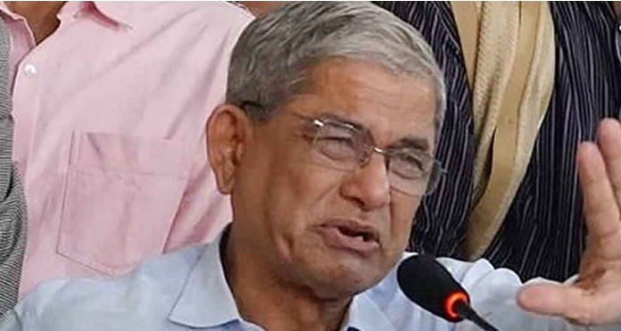 সংবাদ সম্মেলনে অশ্রুসিক্ত মির্জা ফখরুল