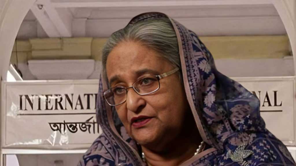 রায় ঘোষণার আগে অডিও বার্তায় শেখ হাসিনার প্রতিক্রিয়া
