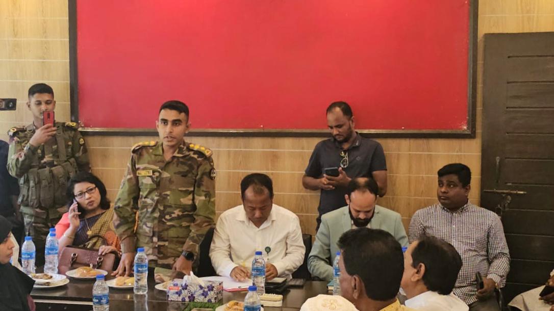শ্রীপুরে সেনাবাহিনীর মতবিনিময় সভা