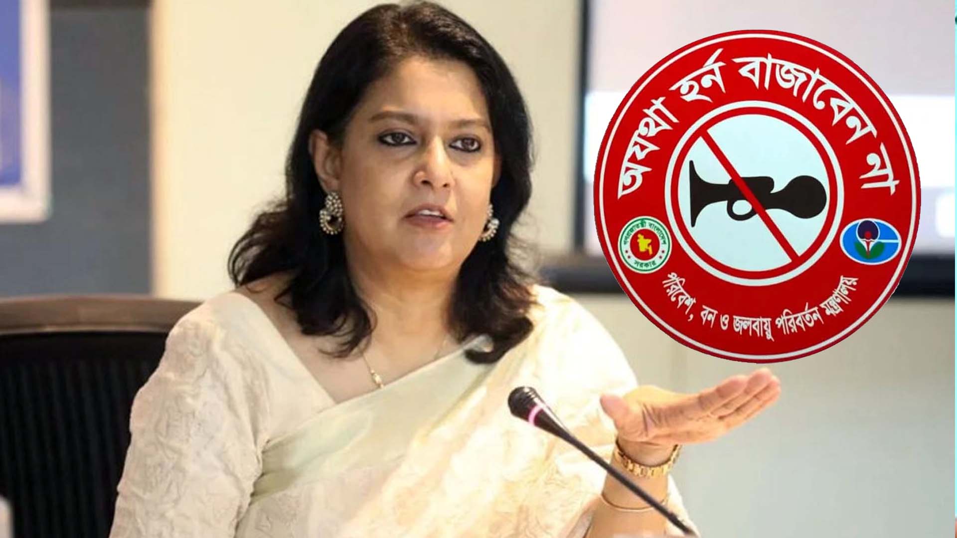 অকারণে হর্ন বাজানো বদভ্যাস, এটি বন্ধ করতেই হবে: উপদেষ্টা রিজওয়ানা হাসান